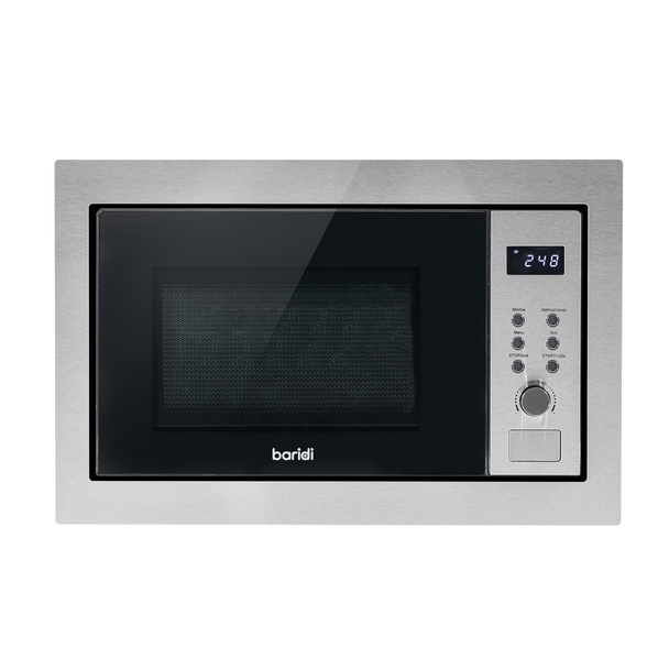Sealey DH197 │ Baridi Integrated Microwave Oven with Grill 25L Capacity 900W - Stainless Steel