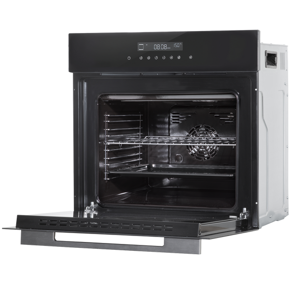 Sealey DH199 │ Baridi Integrated Fan-Assisted Electric Oven 60cm 72L Capacity - Black
