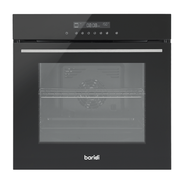Sealey DH199 │ Baridi Integrated Fan-Assisted Electric Oven 60cm 72L Capacity - Black