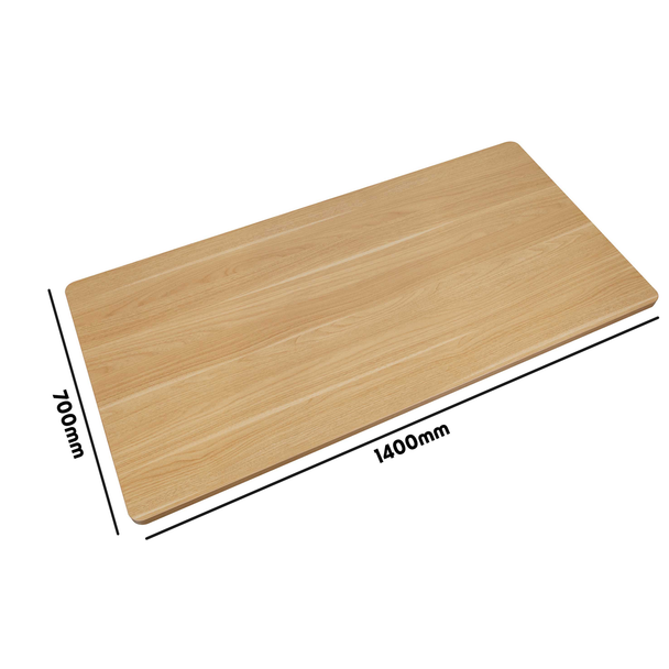 Sealey DH20 │ Dellonda Rectangular Desktop 1400 x 700mm - Oak