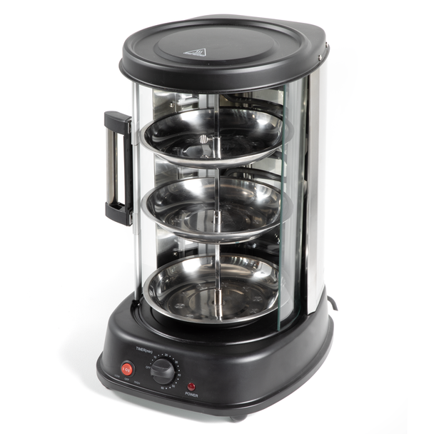 Sealey DH216 │ Baridi Vertical 360° Rotisserie Smokeless Grill 21L Capacity