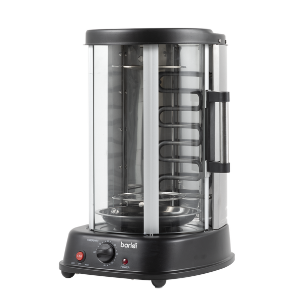 Sealey DH216 │ Baridi Vertical 360° Rotisserie Smokeless Grill 21L Capacity