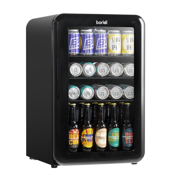 Sealey DH222 │ Baridi Retro Style Drinks/Beer & Wine Fridge 70L Capacity