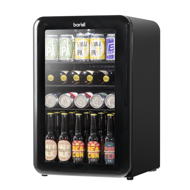 Sealey DH222 │ Baridi Retro Style Drinks/Beer & Wine Fridge 70L Capacity