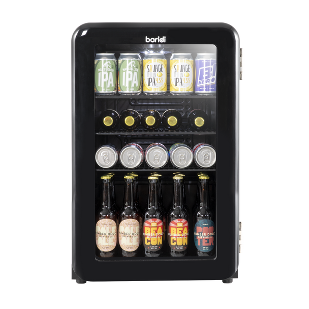 Sealey DH222 │ Baridi Retro Style Drinks/Beer & Wine Fridge 70L Capacity