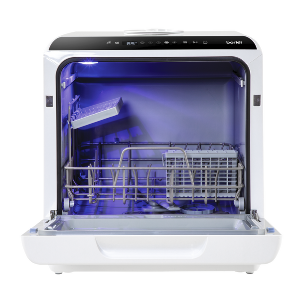 Sealey DH224A │ Baridi 2-4 Place Settings Mini Portable Tabletop Dishwasher, 5 Wash Functions