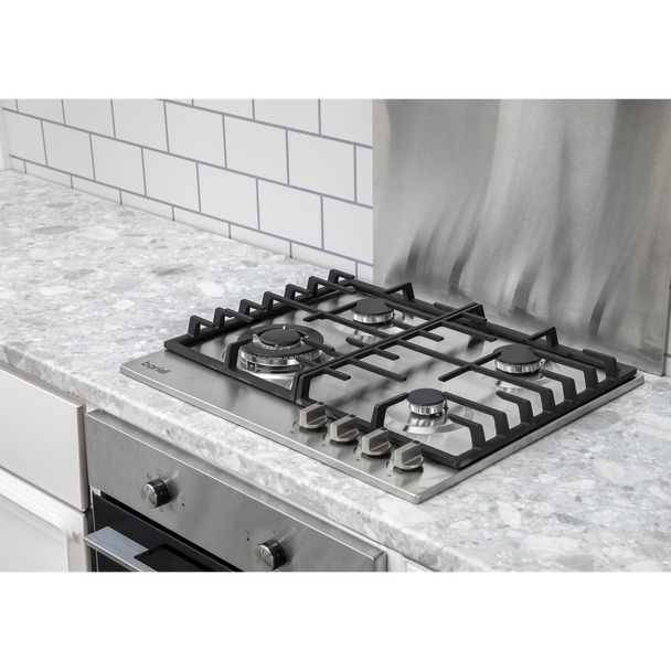 Sealey DH225 │ Baridi Gas Hob with 4 Cooking Zones 60cm - Stainless Steel