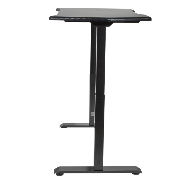 Sealey DH241 │ Dellonda Carbon Fibre Effect Electric Height Adjustable Standing Desk, 1400 x 700mm Dual Motor 100kg