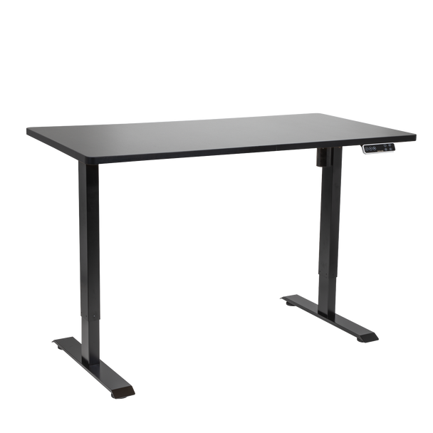Sealey DH245 │ Dellonda Black Electric Height Adjustable Standing Desk with Memory, Quiet, 1400x700mm