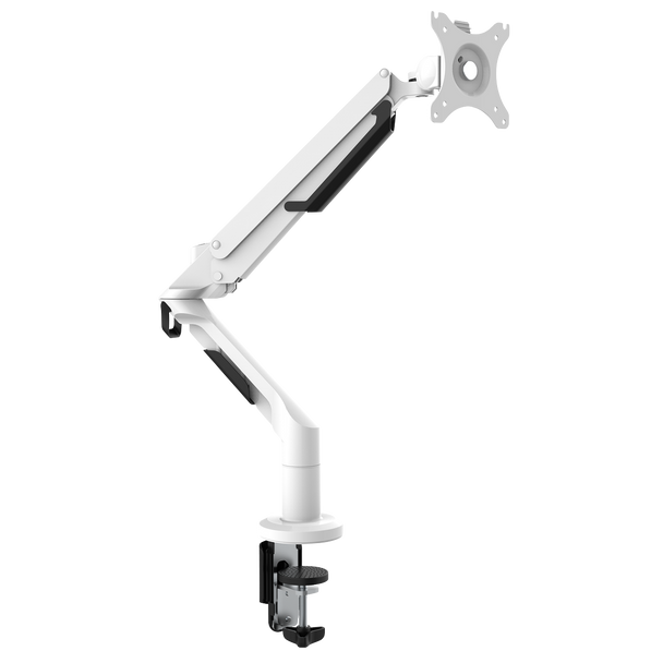 Sealey DH26 │ Dellonda Adjustable Single Monitor Arm with 360° Rotation - White