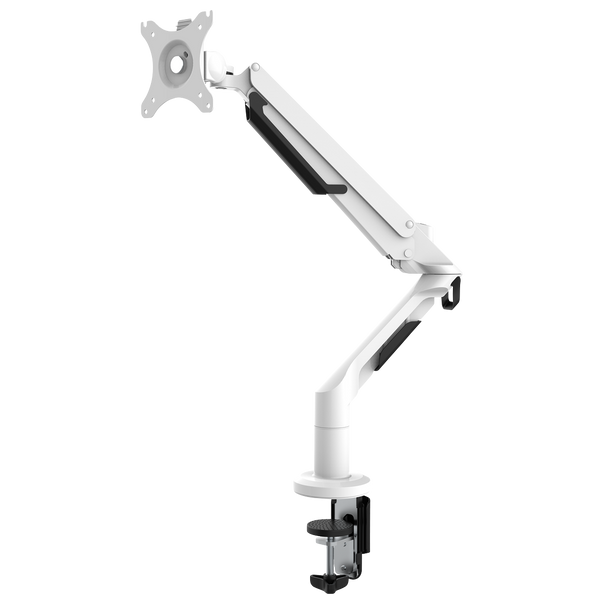 Sealey DH26 │ Dellonda Adjustable Single Monitor Arm with 360° Rotation - White