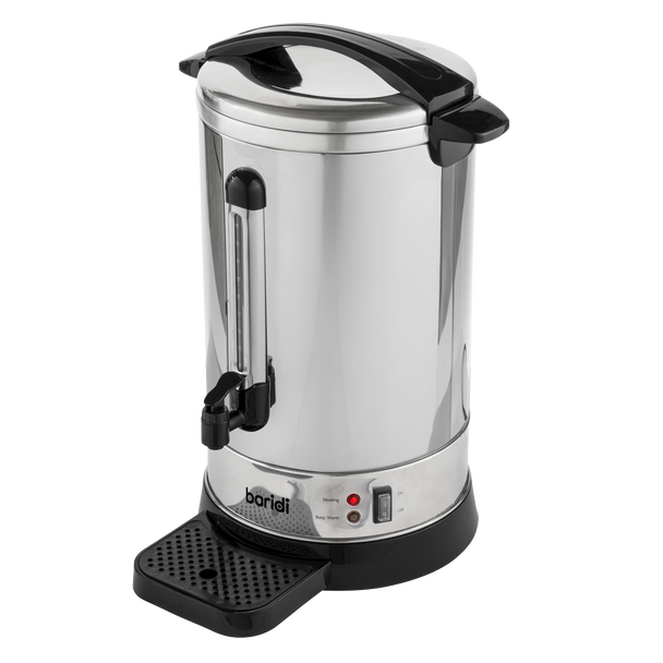 Sealey DH270 │ Baridi Hot Water Boiler, Tea Urn, 20L Capacity, Stainless Steel