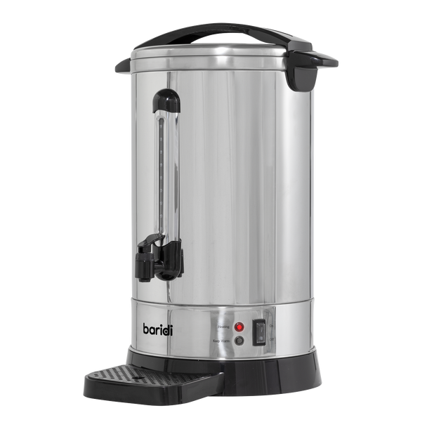 Sealey DH270 │ Baridi Hot Water Boiler, Tea Urn, 20L Capacity, Stainless Steel