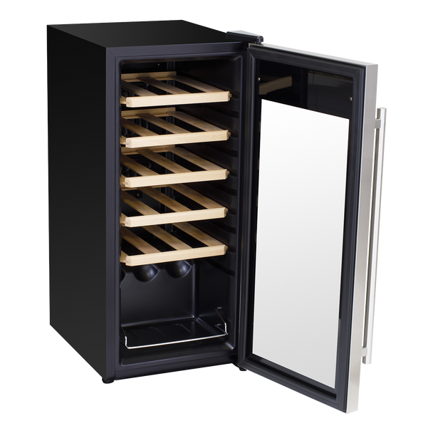 Sealey DH29 │ Baridi 18 Bottle Wine Fridge & Cooler - Stainless Steel