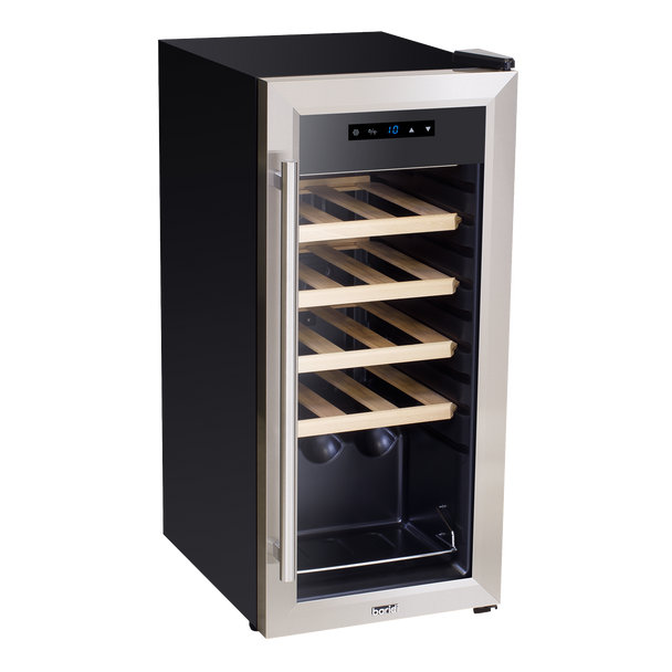 Sealey DH29 │ Baridi 18 Bottle Wine Fridge & Cooler - Stainless Steel