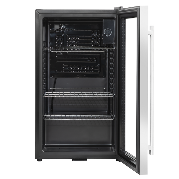 Sealey DH31 │ Baridi Wine, Beer & Drinks Fridge 85L Capacity - Stainless Steel