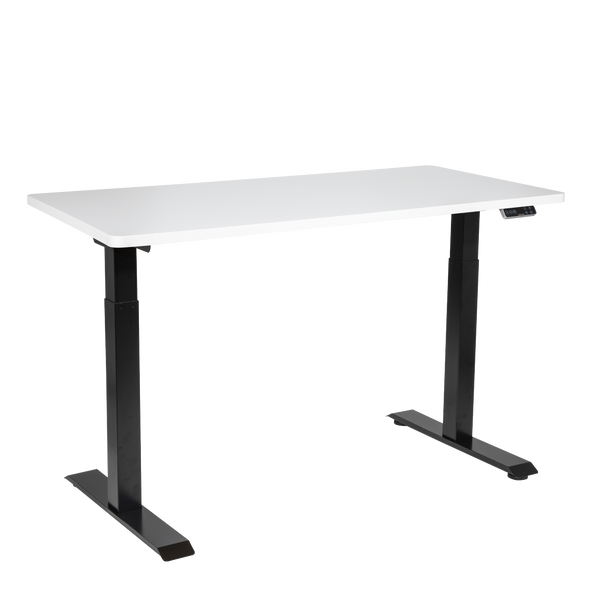 Sealey DH32 │ Dellonda White Electric Height Adjustable Standing Desk, 1400 x 700mm Dual Motor 100kg