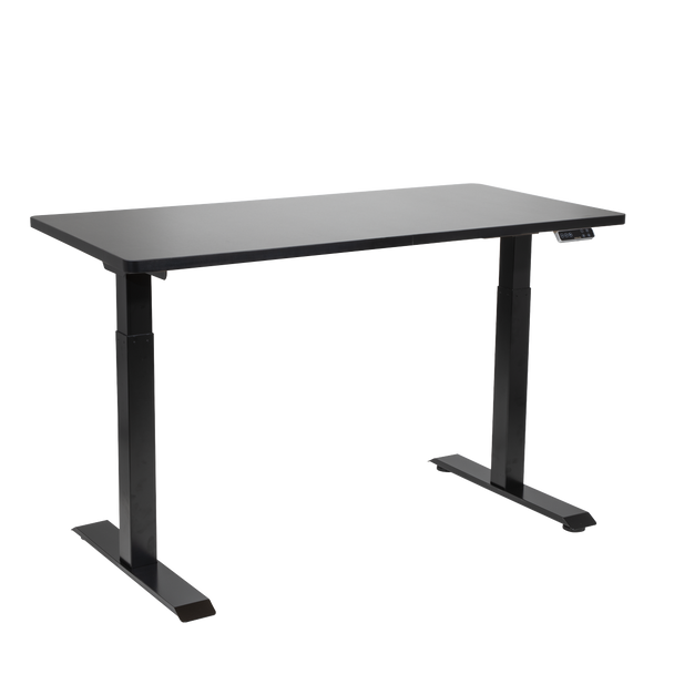 Sealey DH34 │ Dellonda Black Electric Height Adjustable Standing Desk, 1400 x 700mm Dual Motor 100kg