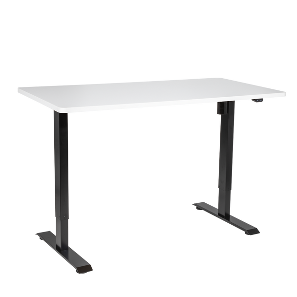 Sealey DH36 │ Dellonda Single Motor Ultra-Quiet Adjustable-Height Electric Sit/Stand Desk - White Desktop