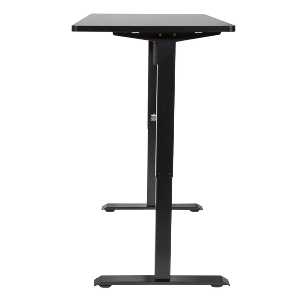 Sealey DH38 │ Dellonda Single Motor Ultra-Quiet Adjustable-Height Electric Sit/Stand Desk - Black Desktop