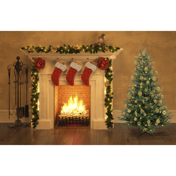 Sealey DH44 │ Dellonda Artificial Hinged Christmas Tree 5ft(150cm)