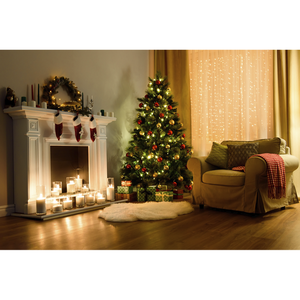 Sealey DH46 │ Dellonda Artificial Hinged Christmas Tree 7ft(210cm)