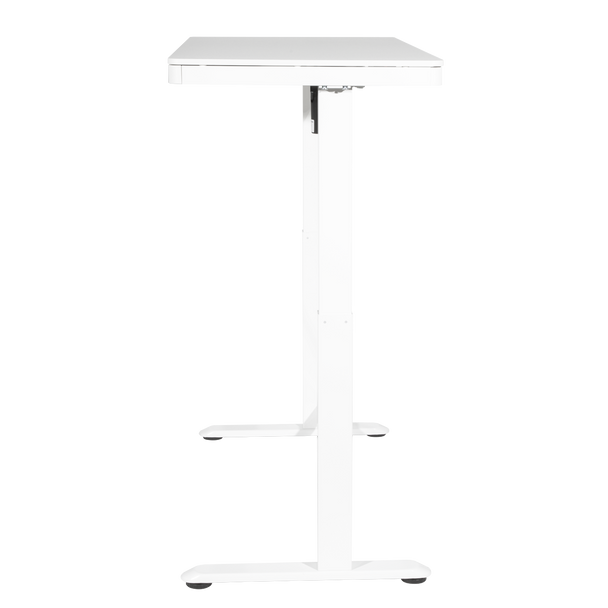 Sealey DH54 │ Dellonda Single Motor Ultra-Quiet Electric Desk with Control Panel, USB Port & Drawer - White Desktop