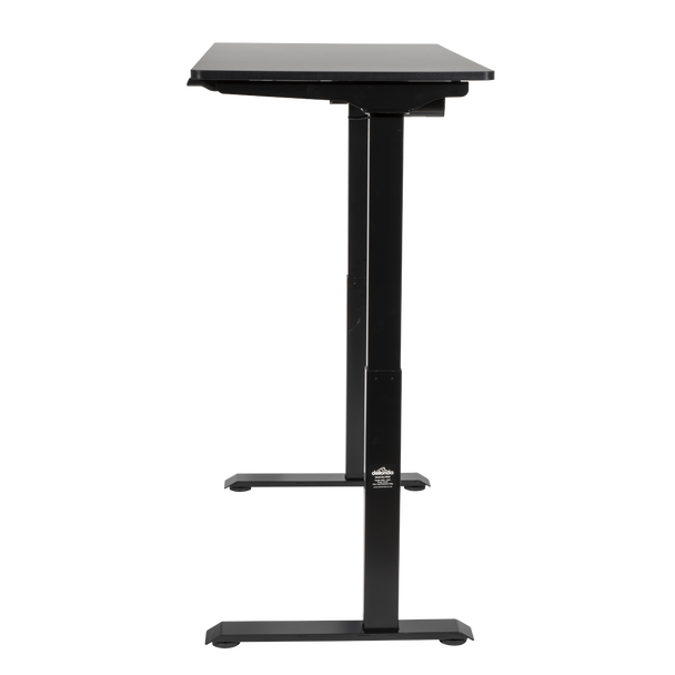 Sealey DH55 │ Dellonda Single Motor Ultra-Quiet Adjustable-Height Electric Sit/Stand Desk - Black Desktop