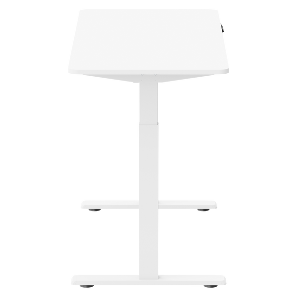 Sealey DH56 │ Dellonda Single Motor Ultra-Quiet Adjustable-Height Electric Sit/Stand Desk - White Desktop