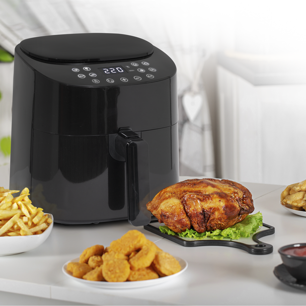 Sealey DH60 │ Baridi Single Zone Air Fryer with 8 Preset Functions 3.5L Capacity