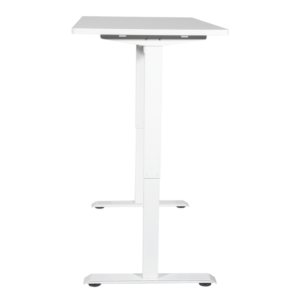 Sealey DH67 │ Dellonda Single Motor Ultra-Quiet Adjustable-Height Electric Sit/Stand Desk - White Desktop