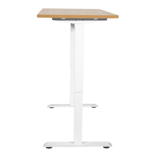 Sealey DH68 │ Dellonda Single Motor Ultra-Quiet Adjustable-Height Electric Sit/Stand Desk - Oak Desktop