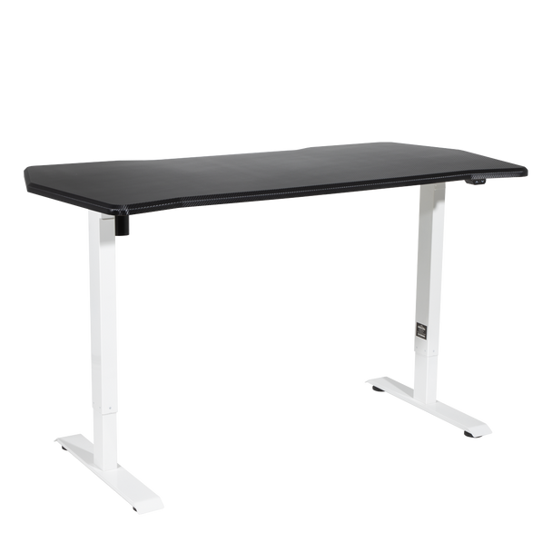Sealey DH70 │ Dellonda Single Motor Ultra-Quiet Adjustable-Height Electric Sit/Stand Desk - Carbon Fibre Effect Desktop