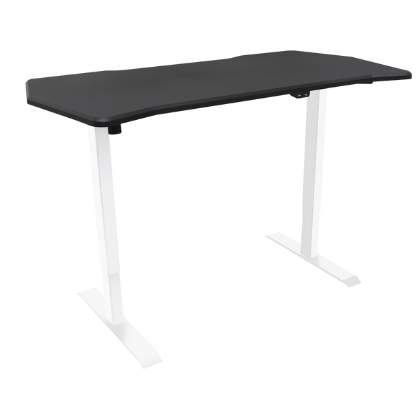 Sealey DH70 │ Dellonda Single Motor Ultra-Quiet Adjustable-Height Electric Sit/Stand Desk - Carbon Fibre Effect Desktop