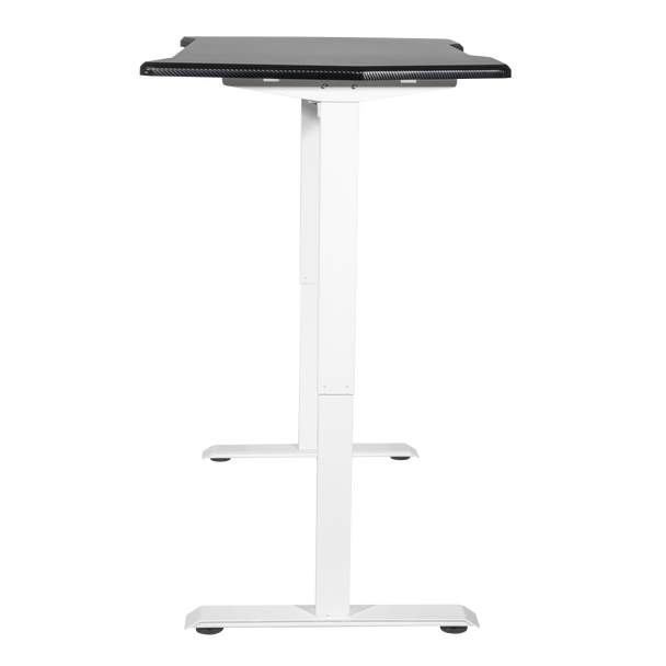 Sealey DH70 │ Dellonda Single Motor Ultra-Quiet Adjustable-Height Electric Sit/Stand Desk - Carbon Fibre Effect Desktop