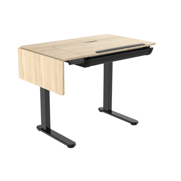 Sealey DH71 │ Dellonda Single Motor Ultra-Quiet Electric Adjustable Drawing Table with 40° Tilt, Drawer & Side Table