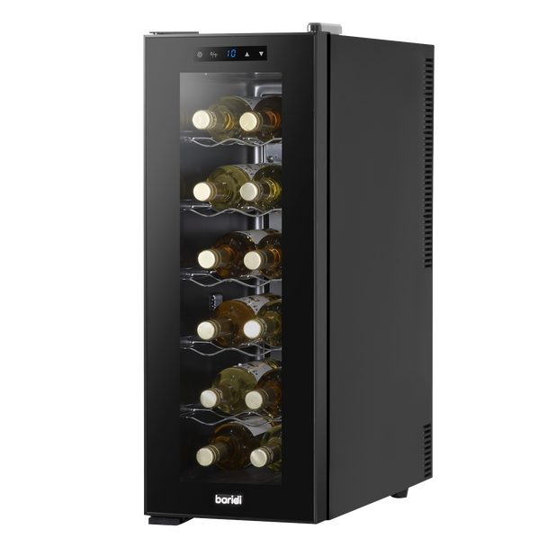 Sealey DH73 │ Baridi 12 Bottle Wine Fridge & Cooler - Black