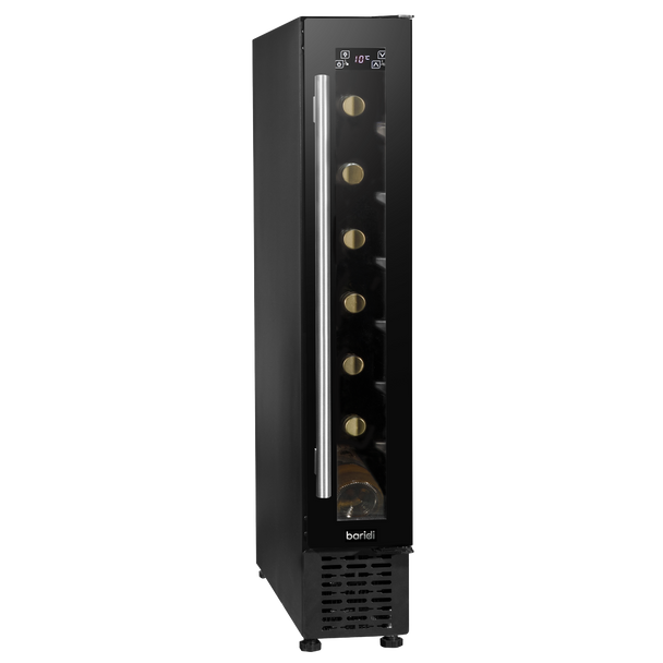 Sealey DH76 │ Baridi Extra-Slim 7 Bottle Wine Fridge & Cooler 15cm - Black