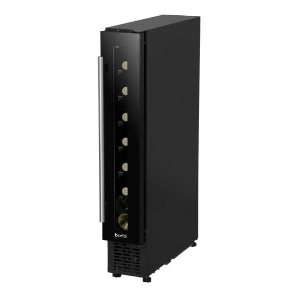 Sealey DH76 │ Baridi Extra-Slim 7 Bottle Wine Fridge & Cooler 15cm - Black