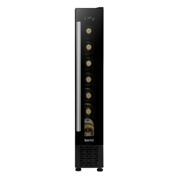 Sealey DH76 │ Baridi Extra-Slim 7 Bottle Wine Fridge & Cooler 15cm - Black