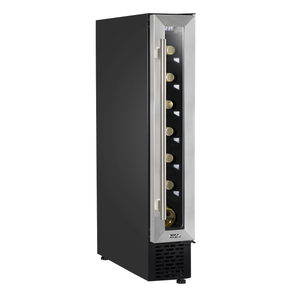 Sealey DH77 │ Baridi Extra-Slim 7 Bottle Wine Fridge & Cooler 15cm - Stainless Steel