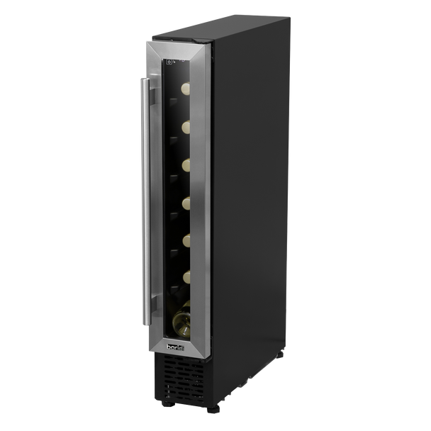 Sealey DH77 │ Baridi Extra-Slim 7 Bottle Wine Fridge & Cooler 15cm - Stainless Steel