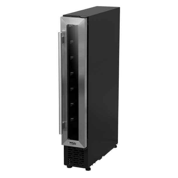 Sealey DH77 │ Baridi Extra-Slim 7 Bottle Wine Fridge & Cooler 15cm - Stainless Steel