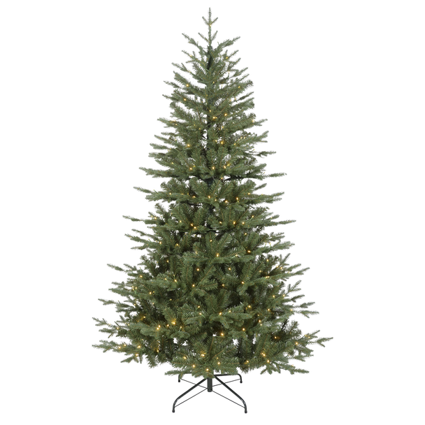 Sealey DH82 │ Dellonda Pre-Lit Hinged Christmas Tree with 350 Warm White LED Lights 7ft(210cm)