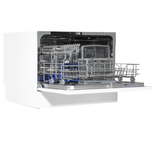 Sealey DH83 │ Baridi Tabletop Dishwasher 6 Place Settings 6.5L Capacity - White