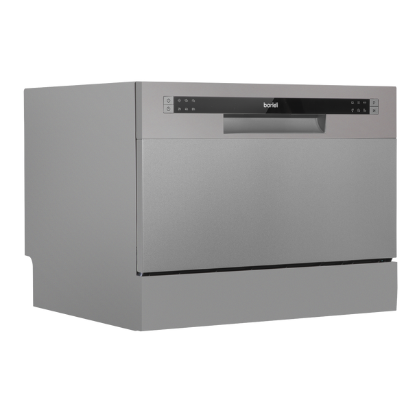 Sealey DH84 │ Baridi Tabletop Dishwasher 6 Place Settings 6.5L Capacity - Silver