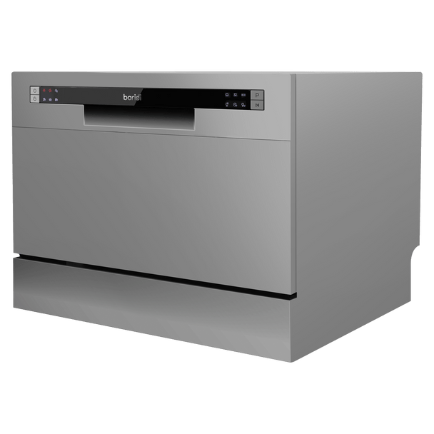 Sealey DH84 │ Baridi Tabletop Dishwasher 6 Place Settings 6.5L Capacity - Silver