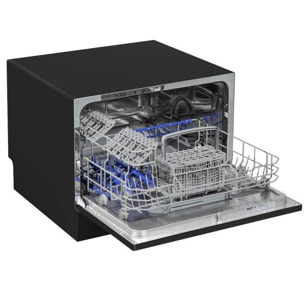 Sealey DH85 │ Baridi Tabletop Dishwasher 6 Place Settings 6.5L Capacity - Black