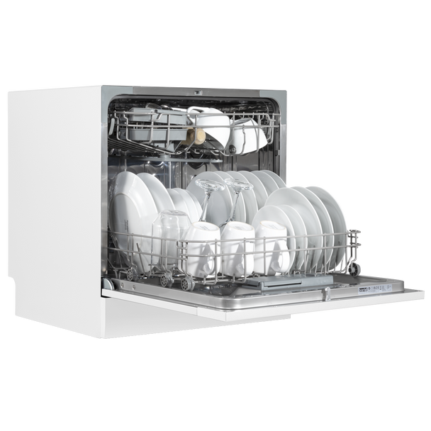 Sealey DH86 │ Baridi Tabletop Dishwasher 8 Place Settings 8L Capacity - White