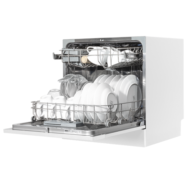 Sealey DH86 │ Baridi Tabletop Dishwasher 8 Place Settings 8L Capacity - White